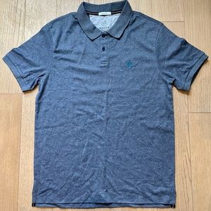 Rugby Golf Shirt Denim Blue Polo Shirt NWOT Size M